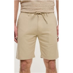 Шорты лен F511-0960-1 d.beige