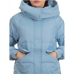 3064 BLUE Пуховик зимний женский (80% пух, 20% перо)
