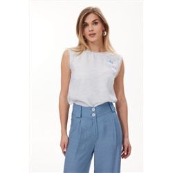 NiV NiV fashion 452 светло-голубой, Блуза