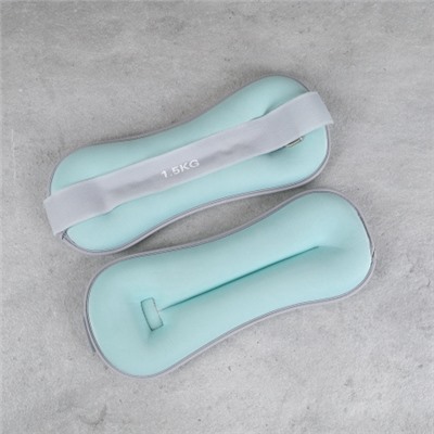 Утяжелители для рук и ног Woohooo FitLimbs II /  W1.5-1.5BB / набор 2 шт / 3 кг (1,5х1,5) / наполнитель песок / голубой/уп 5/