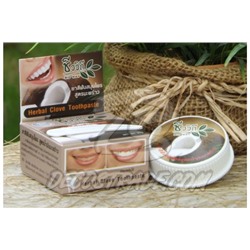 Натуральная зубная паста с маслом кокоса "Herbal Clove Toothpaste (Coconut Oil Formula)" от Bio Way, 25 гр