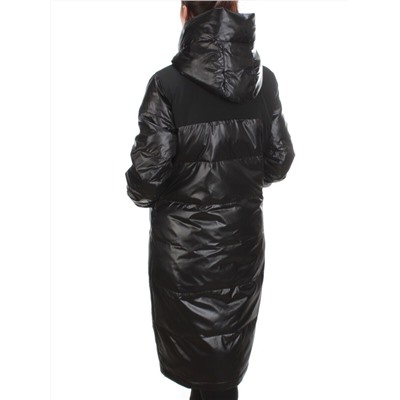 S21010 BLACK Пальто зимнее женское облегченное SNOW CLARITY