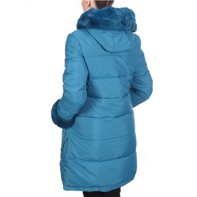 B15-888 GRAY/BLUE Куртка зимняя женская KEMIRA (200 гр. холлофайбера)