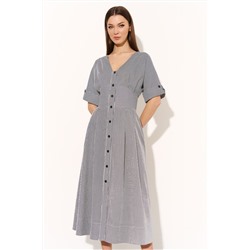 DiLiaFashion 0756 черно-белая_полоска, Платье