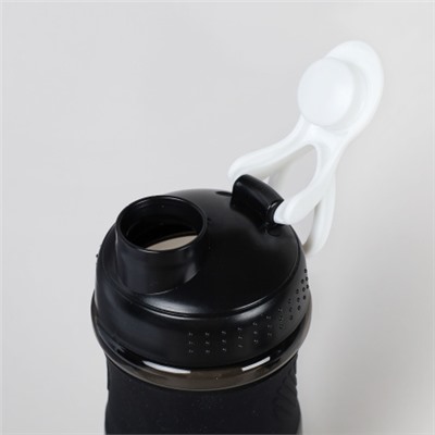Бутылка/Шейкер NEWWAVE  SHS-760 чёрно-белая, для спортивного питания 760ML/уп60