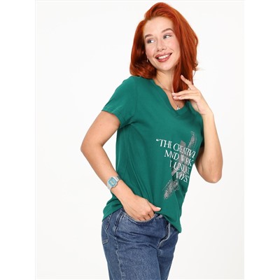 Сопряжение - футболка зеленый