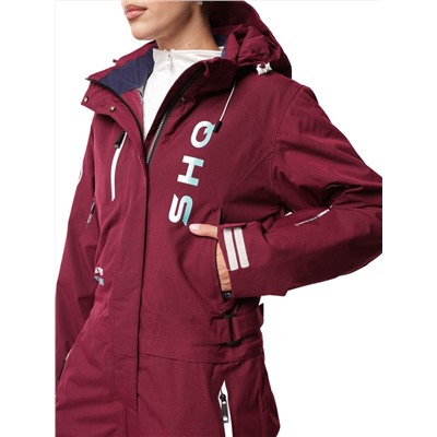 Комбинезон B-9063 Темно-бордовый