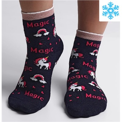 Носки плюш Clever 241 син М