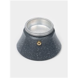 Кофеварка гейзерная Magistro «Мрамор», 150 мл, на 3 чашки, нержавеющая сталь, чёрная