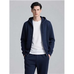 Толстовка 2х нитка капюшон U63 синий