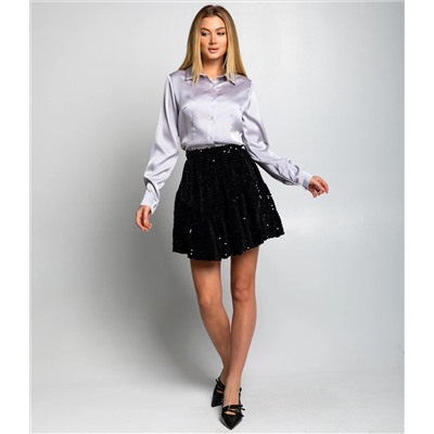 Блуза #ОКТ025022, серый