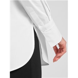 Блузка белая с потайной застёжкой