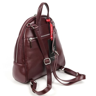 Женский кожаный рюкзак Sergio Valentini SV-SZ748/C Бордо