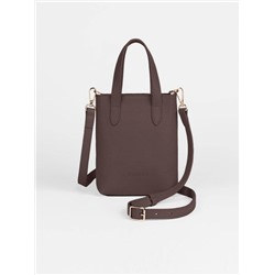Женская кожаная сумка Richet 3261LG 804 Коричневый