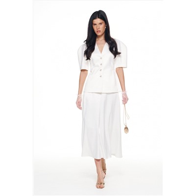 Жакет, юбка KaVaRi 8056.1 белый