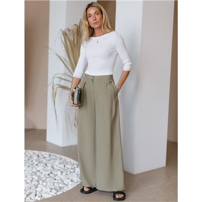 Джемпер фактурной вязки из вискозы с мягким люрексом