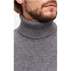 Водолазка F421-1528 grey melange