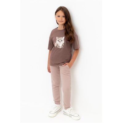 Брюки кофейный к513 Crockid