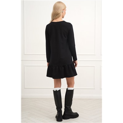 Женское платье - трапеция из футера Happyfox