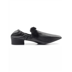 03-N18120S-2 BLACK Полуботинки женские (натуральная кожа)