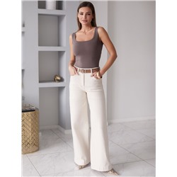 Топ облегающий из премиального хлопка с эластаном