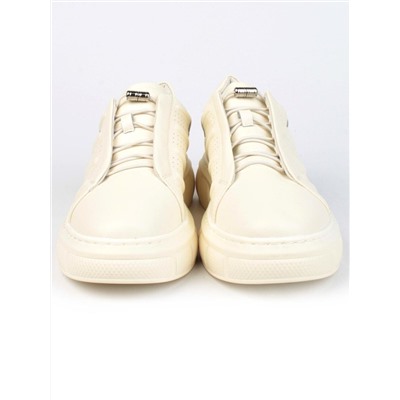 05-PDL256-2 LT. BEIGE Кроссовки женские (натуральная кожа)