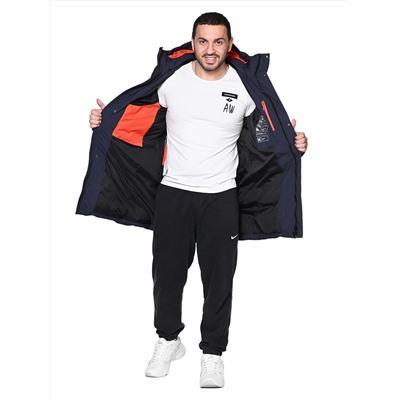 Пальто A-078 Темно-синий