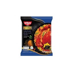 Ниссин Тайская лапша быстрого приготовления со вкусом тайского жареного краба с карри от Instant Noodles Nissin Thai Signature Stir Fired Curry Sea Crab Flavor 73g