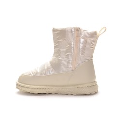 LD-750 Fashion T-B20-21-МП/Z Полусапожки женские бел нейлон+иск кожа, подклад иск мех