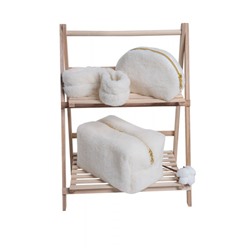 Набор косметичек Тедди ваниль