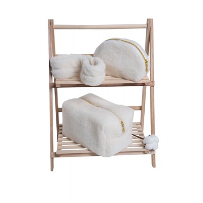 Набор косметичек Тедди ваниль