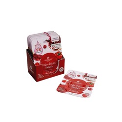 (УПАКОВКА 6 ШТ) Маска для лица с витамином С и Ликопеном от Khaokho Talaypu Vit-C+9X Lycopene Facial Mask 8g x 6pcs (Box)