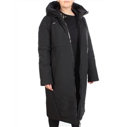 9069 BLACK Пальто зимнее женское CORUSKY  (верблюжья шерсть)