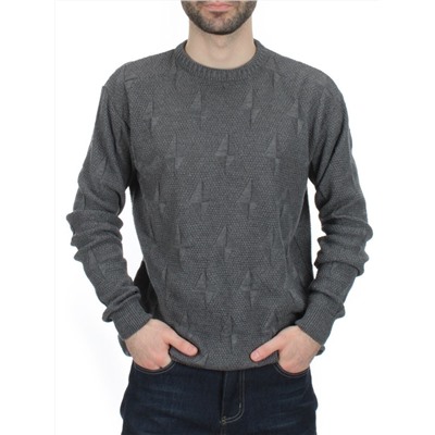 G636 GRAY Джемпер мужской (100% шерсть)