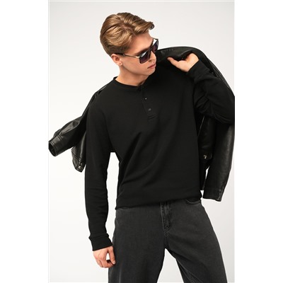 Мужской лонгслив на пуговицах Happyfox