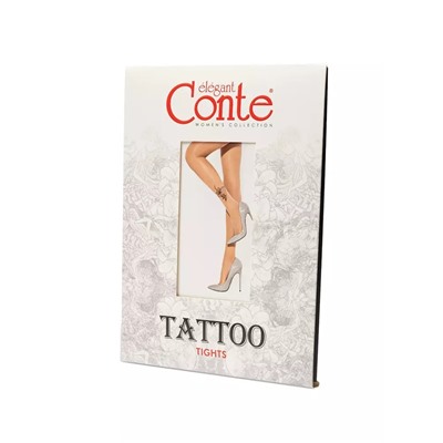 CONTE TATTOO Garden Колготки женские с рисунком