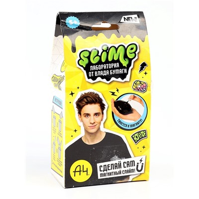 УЦЕНКА Игрушка для детей «Slime лаборатория» Влад А4, магнитный 100 г