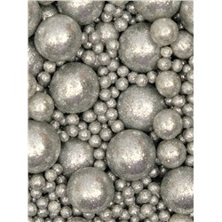 Посыпка кондитерская с мягким центром «Блеск», серебро, 50 г