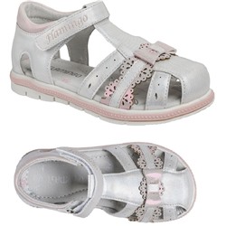 Туфли летн Flamingo 221с-з6-2760 бел ( 1,5)