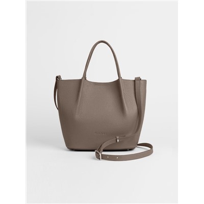 Женская кожаная сумка Richet 3263LN 616 Тауп