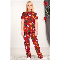 Детская новогодняя пижама Happyfox
