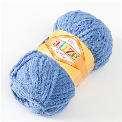 Плюшевая пряжа для вязания спицами, крючком ALIZE, Softy, 100% микрополиэстер, 115 м/50 г, (374)