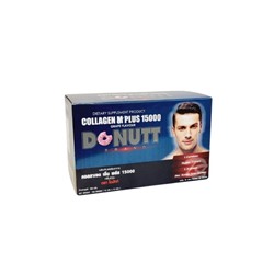Питьевой Коллаген для мужского здоровья со вкусом винограда от Donutt Collagen M Plus 15000 Grape Flavour 15g x 10 Sachets