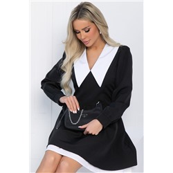 Платье Катерина (черное) П12784М