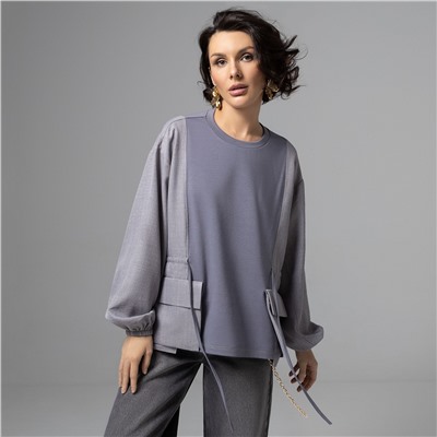 Свитшот дизайнерский, В котором удобно жить (серый)