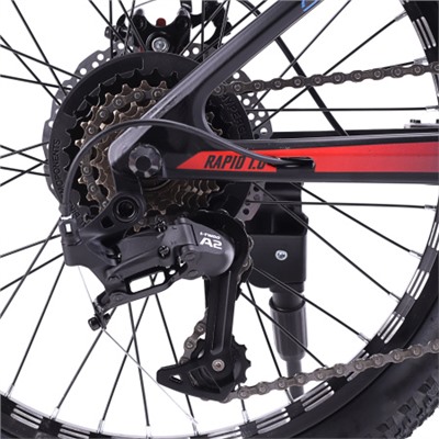 Велосипед 20" R20B COMIRON RAPID NEW чёрный
