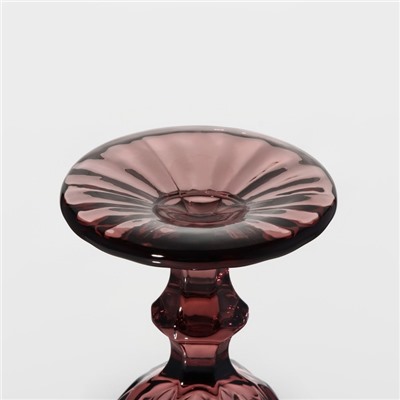 Бокал для вина Magistro «Круиз», 250 мл, 8×15.3 см, стекло, розовый