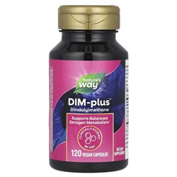 Nature's Way, DIM-Plus™, добавка с дииндолилметаном, 120 веганских капсул