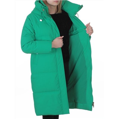 H24-620 GREEN Куртка зимняя женская (200 гр. холлофайбер)