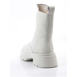 04-PAX87-2Z MILK Ботинки зимние женские (натуральная кожа, 100% шерсть)